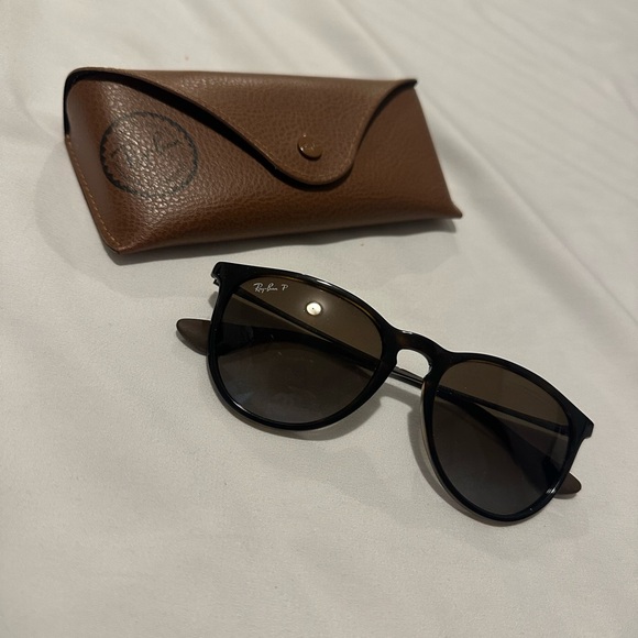 Ray-Ban Accessories - Ray-Ban Black Sunglasses with Brown Case